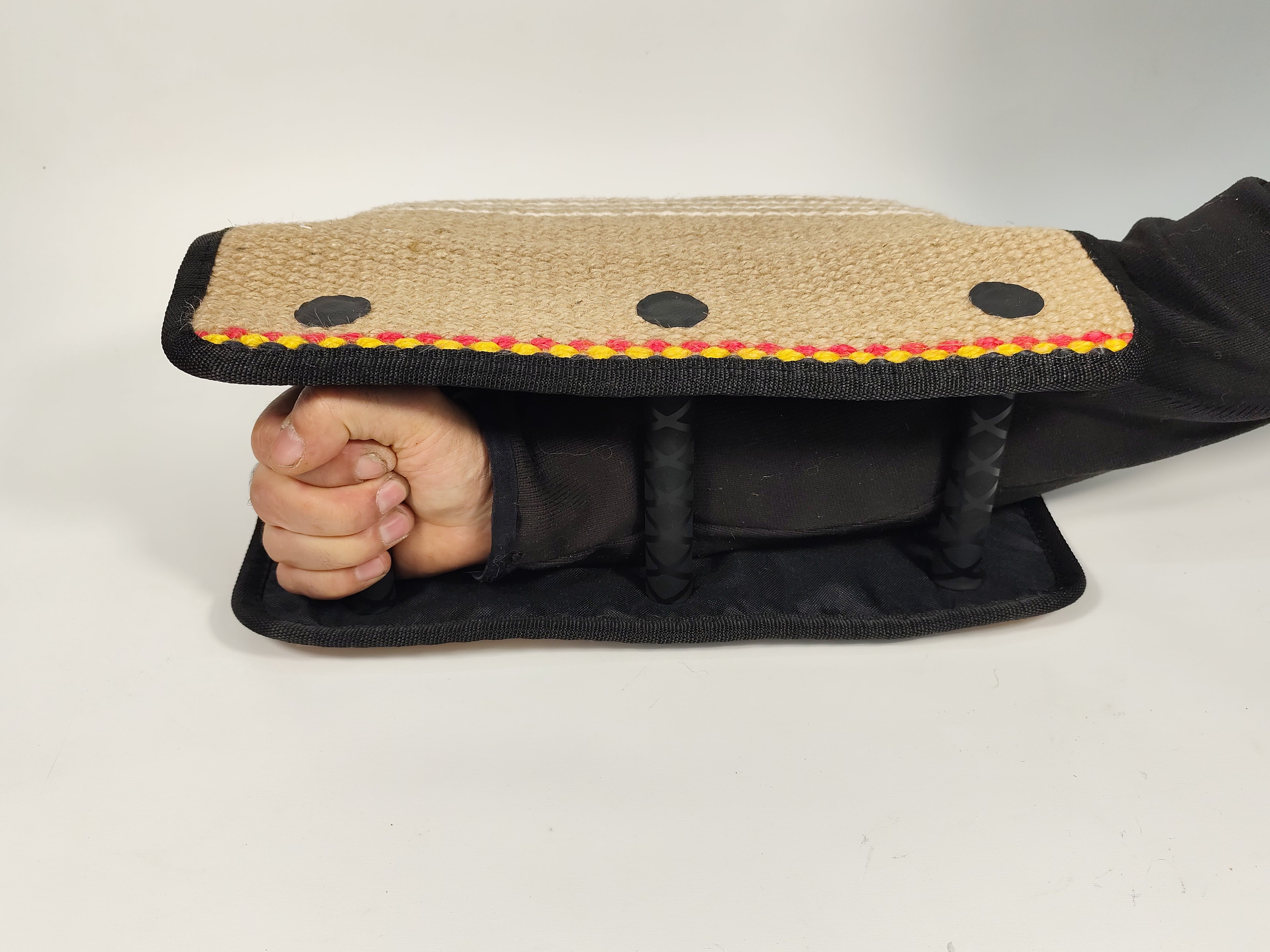 Mord fort 3 poignées en jute